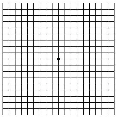 Amsler grid self-exam